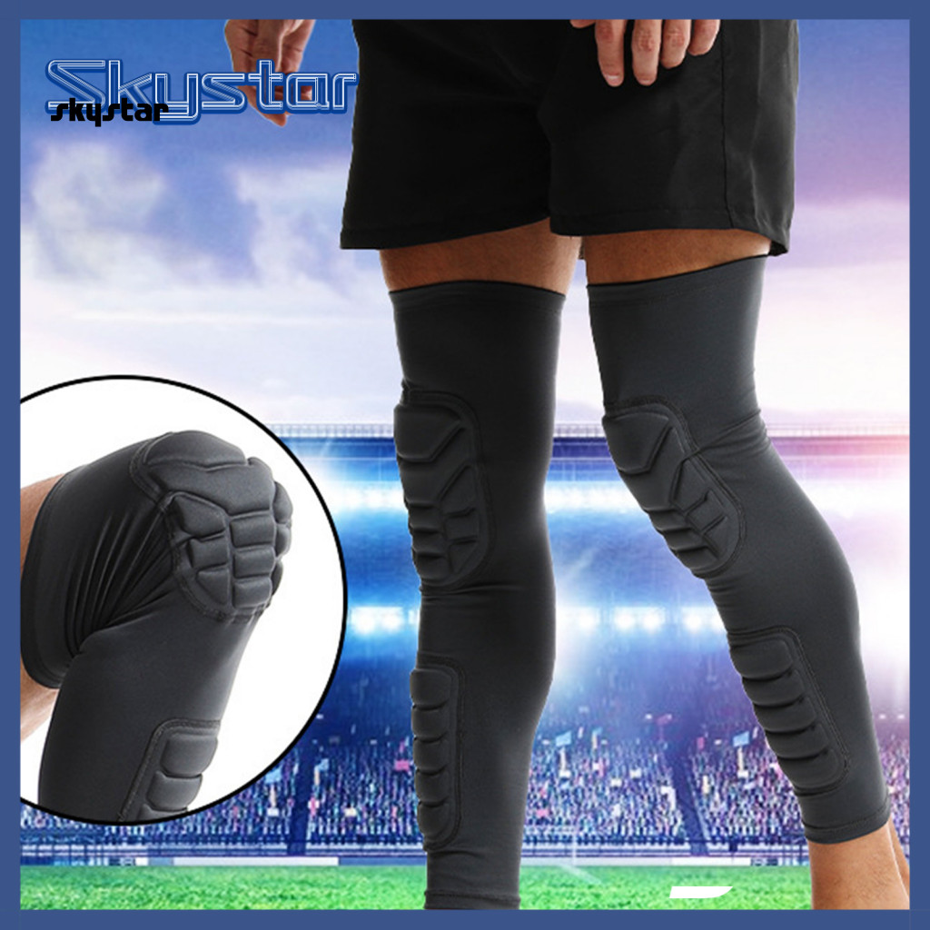 Skystar 兒童護腿運動用品高彈性透氣運動護膝護腿適用於足球抗衝擊護腿
