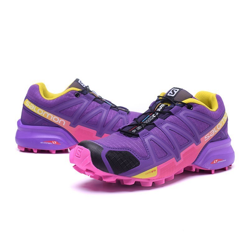 Salomon Speedcross 4 女登山徒步透氣跑鞋 O0II