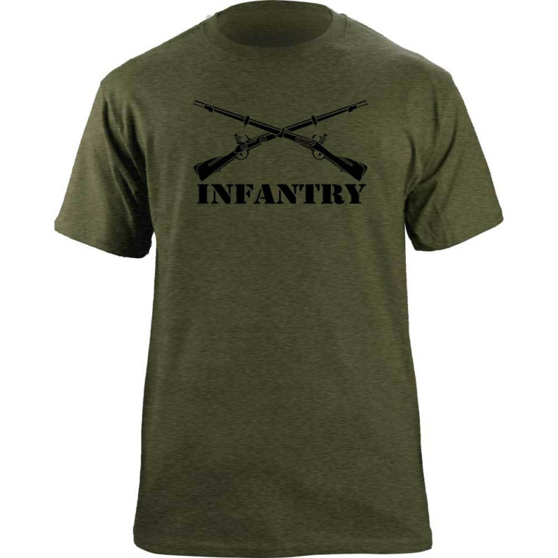 陸軍騎兵分支徽章穿越軍刀退伍軍人 T 恤