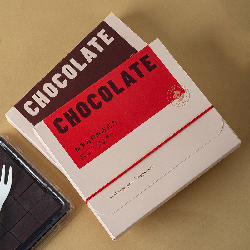 【現貨】【情人節包裝】2024 新年生巧克力包裝盒 一次性 手工松露盒 吸塑託 DIY 烘焙 甜品盒