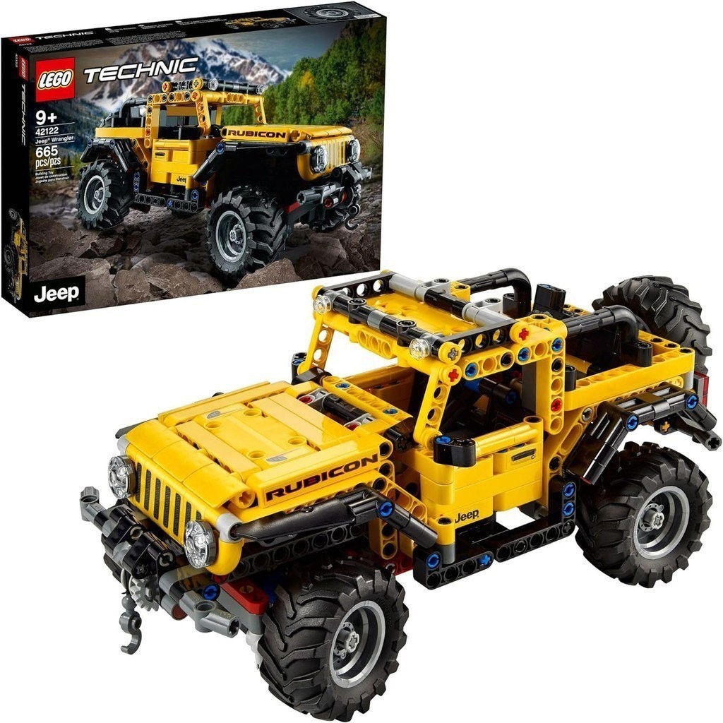 樂高 Lego Technic Jeep Wrangler 4x4 玩具車 42122 模型構建套件 - 全地形越野者