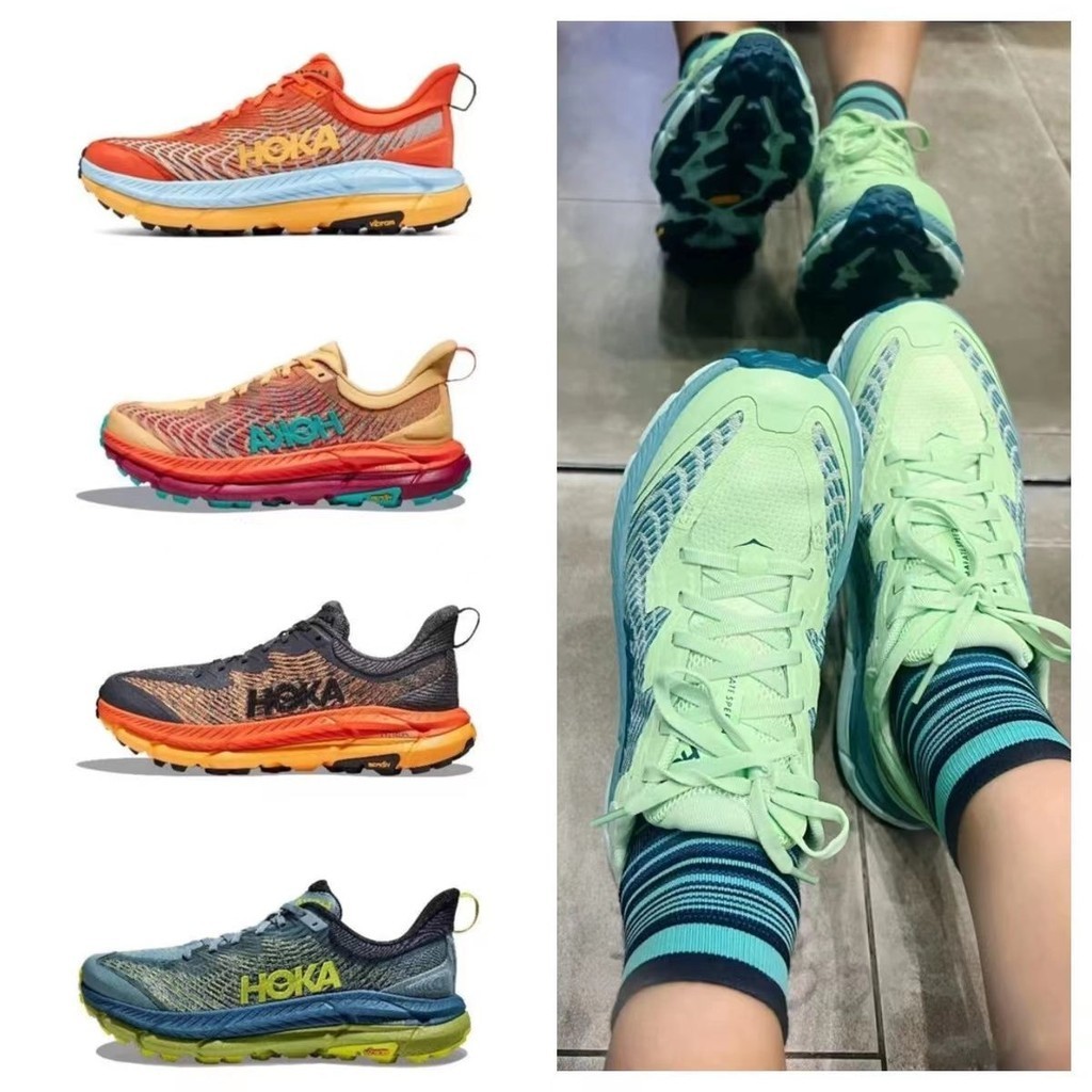 【現貨熱賣】越野跑鞋 登山鞋 HOKA ONE Mafate Speed4 霍咖飛速馬法特4 專業戶外輕便越野跑鞋