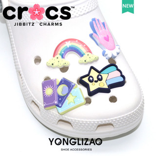 jibbitz crocs charms 鞋釦 鞋釦 彩虹 流星 塔羅牌 可愛卡通鞋附件