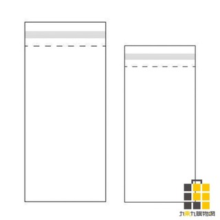 OPP自黏袋135x260mm N4005 N4008【九乘九文具】OPP自黏袋大尺寸 OPP袋 透明包裝袋 口罩自封袋