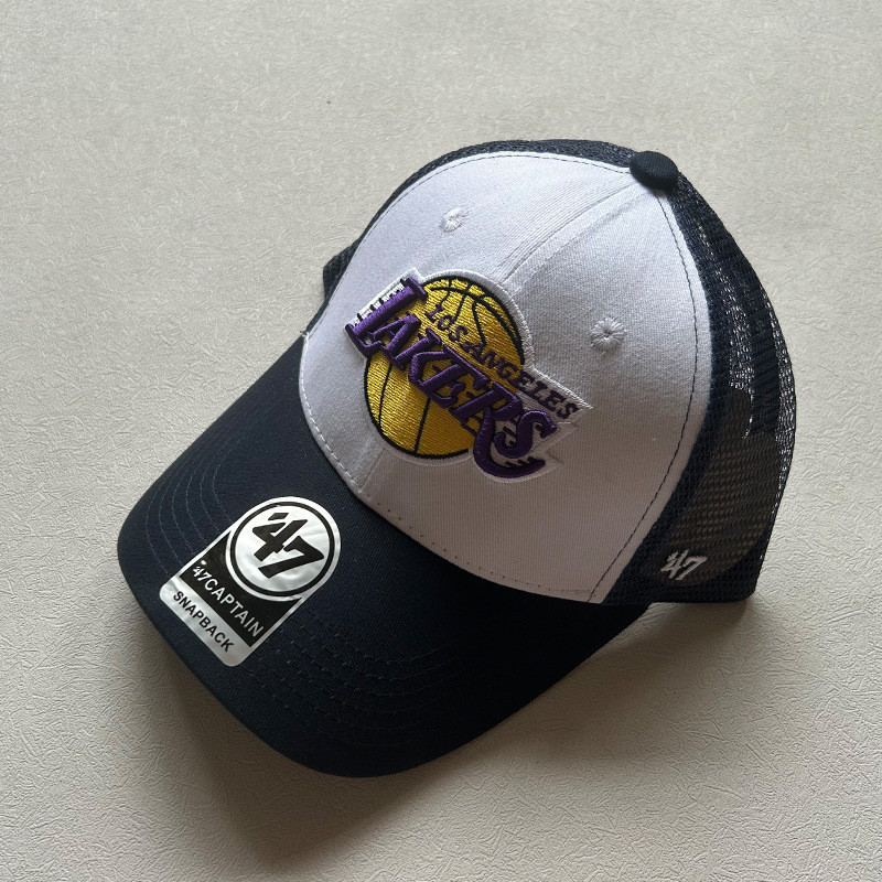 Lakers帽子男士 NBA湖人隊 遮陽 棒球帽