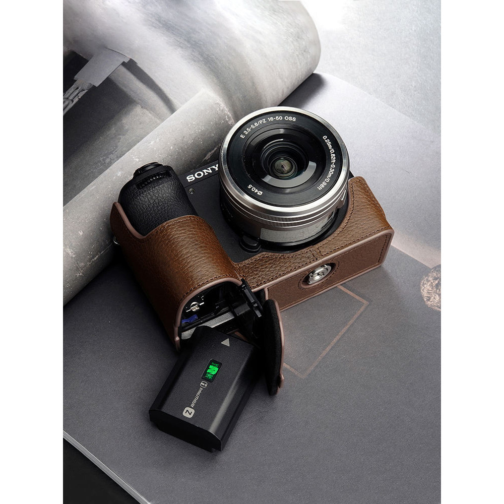 TP原創 真皮sony索尼A6700皮套 微單相機包a6700保護套 配件