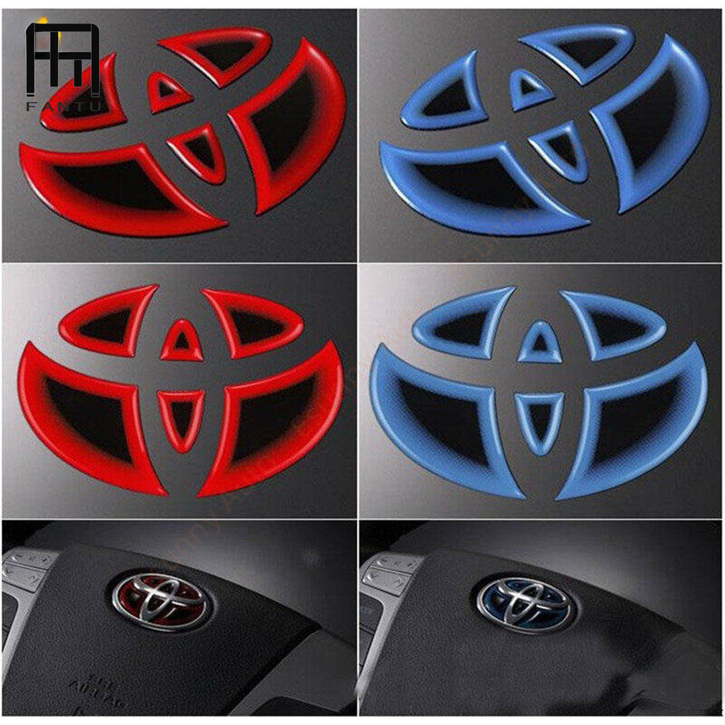 豐田 Ftu Toyota 方向盤標誌 - 3M 汽車裝飾貼紙徽章