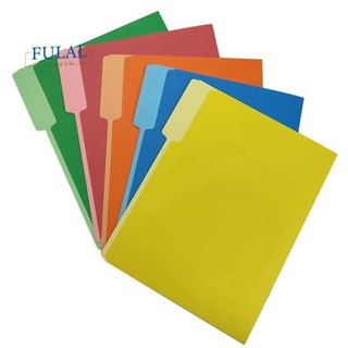 馬尼拉彩色五色單頁文件夾紙收納文件夾