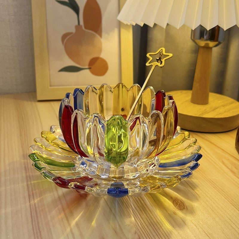 創意玻璃碗甜品碗碟燕窩碗水果碗精緻透明碗專用家用湯碗
