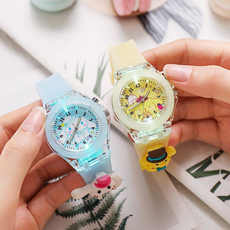 🔥【工廠直銷】三麗鷗兒童手錶 石英錶 可愛美樂蒂 庫洛米手錶 女孩指針手錶 兒童禮物 大耳狗手錶 手錶禮物