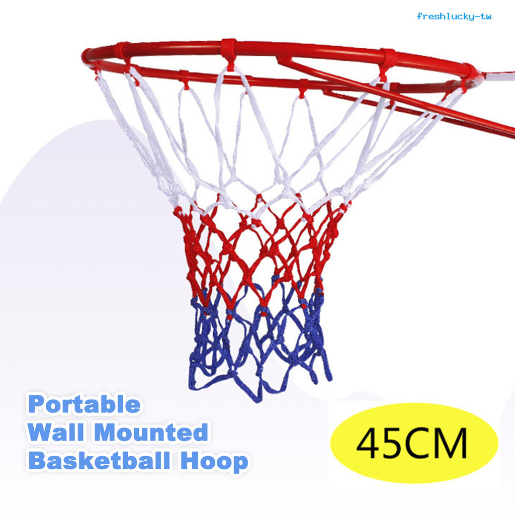 &lt;熱賣&gt; 標準籃球框直徑45CM籃球圈安裝牆上室內外球筐