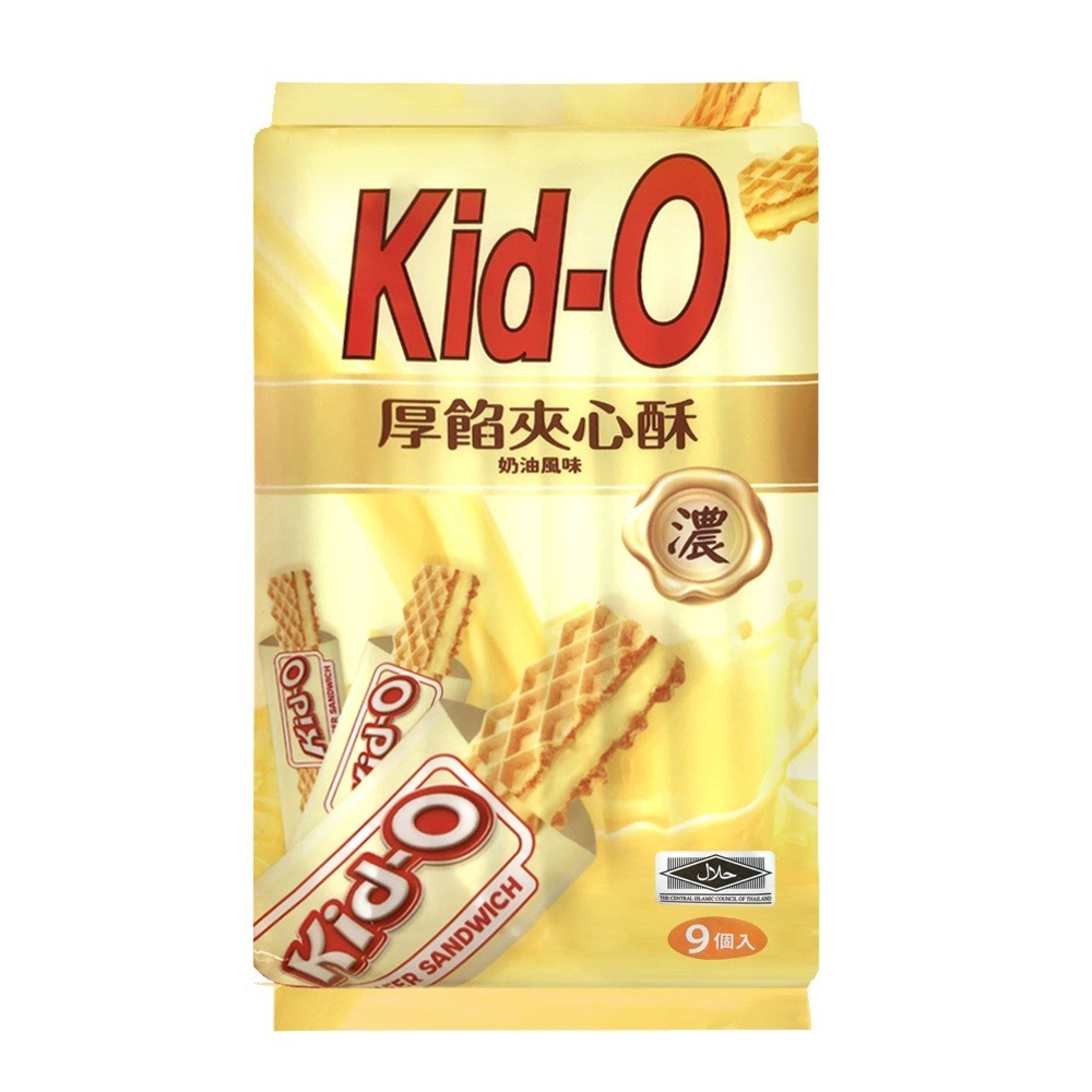 Kid-O厚餡夾心酥分享包（奶油風味）