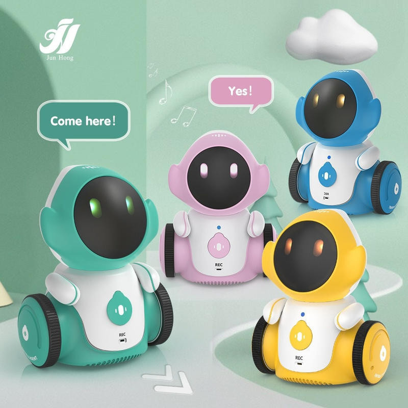 👨‍👩‍👦 【智能小超人】 👨‍👩‍👦 AI智能機器人 啟蒙益智 跳舞聲控 電動玩具 兒童早教機（有開發票）