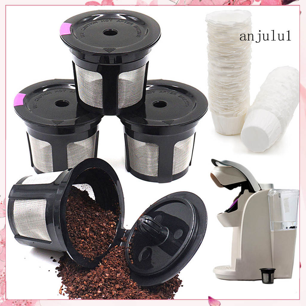 (ANU) 可重複使用的咖啡過濾杯耐用易清潔持久耐熱光滑咖啡機杯適用於 Keurig 機器