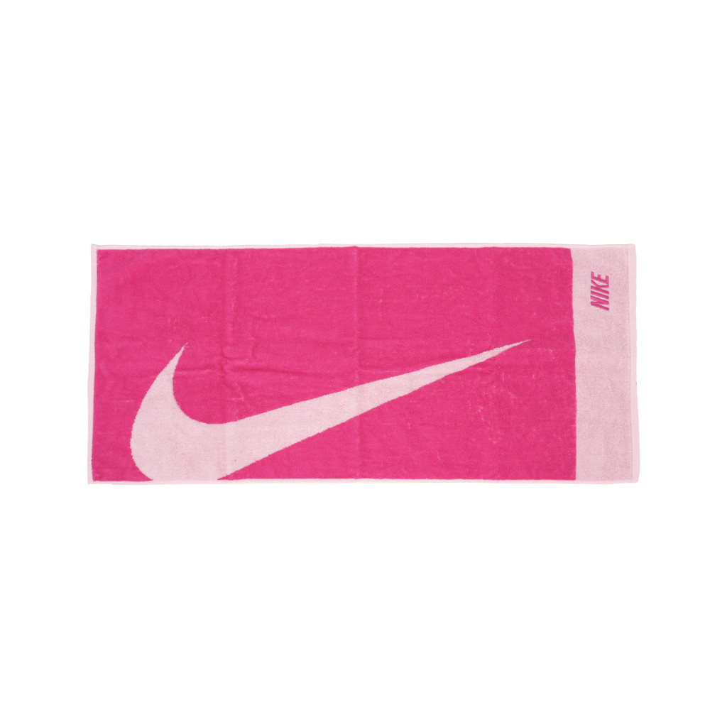 Nike 毛巾 Jacquard 粉紅 運動毛巾 大Logo 純棉 柔軟【ACS】 N100153966-4MD
