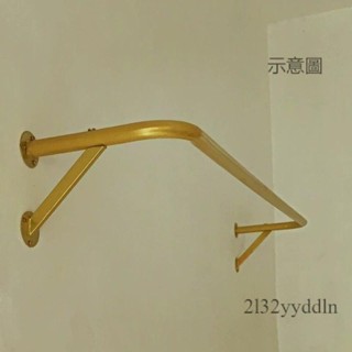 附發票✨曬衣架 掛衣架 衣帽架 晾衣架衣桿架 女裝店上牆服裝展示架 壁掛式 不銹鋼 童裝專用掛衣桿 網紅側掛衣服架