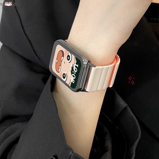 矽膠磁吸扣錶帶 新品小米8pro錶帶 小米8pro矽膠錶帶 小米手環8Pro磁吸錶帶 秋冬男女款錶帶
