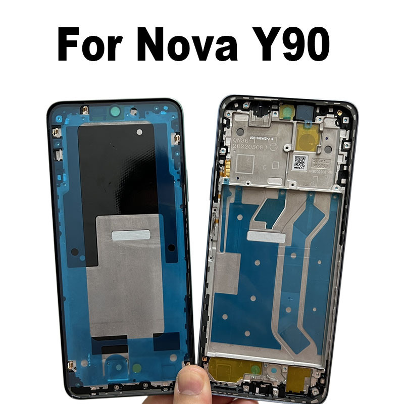 適用於華為 Nova Y90 中殼 LCD 前框擋板機箱面板更換維修零件 CTR-LX1 CTR-LX2