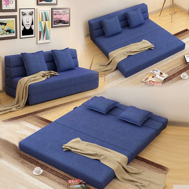 沙發床可摺疊兩用雙人客廳卧室小戶型1.5米1.8米懶人沙發榻榻米床