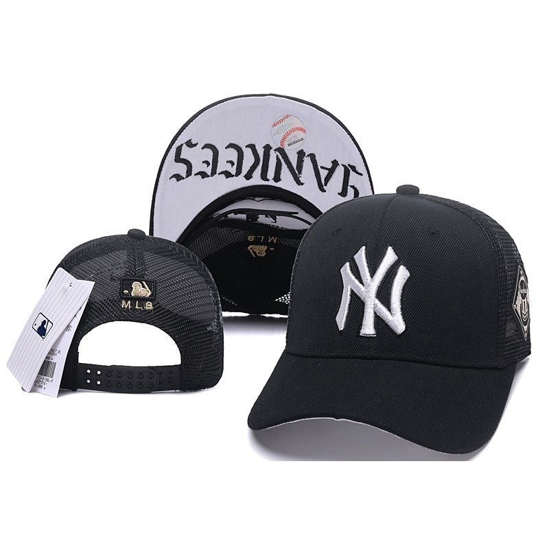 MLB 2024 現貨紐約洋基隊紐約洋基隊帽子 Snapback 防曬帽中性刺繡可調節帽嘻哈帽時尚帽