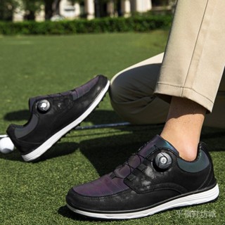 Footjoy 男士運動鞋高級皮革男士高爾夫鞋皮革高爾夫鞋 Cordones Boa 高爾夫鞋男士 NC6I