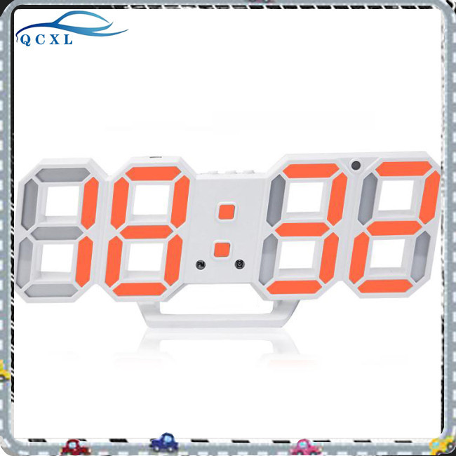 清倉價!! 用於客廳牆壁裝飾的帶日曆功能的簡單 3D 懸掛式電子時鐘