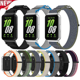 SAMSUNG Wild 直徑帆布錶帶相容三星 Galaxy Fit 3 運動錶帶替換錶帶適用於三星 Galaxy Fi