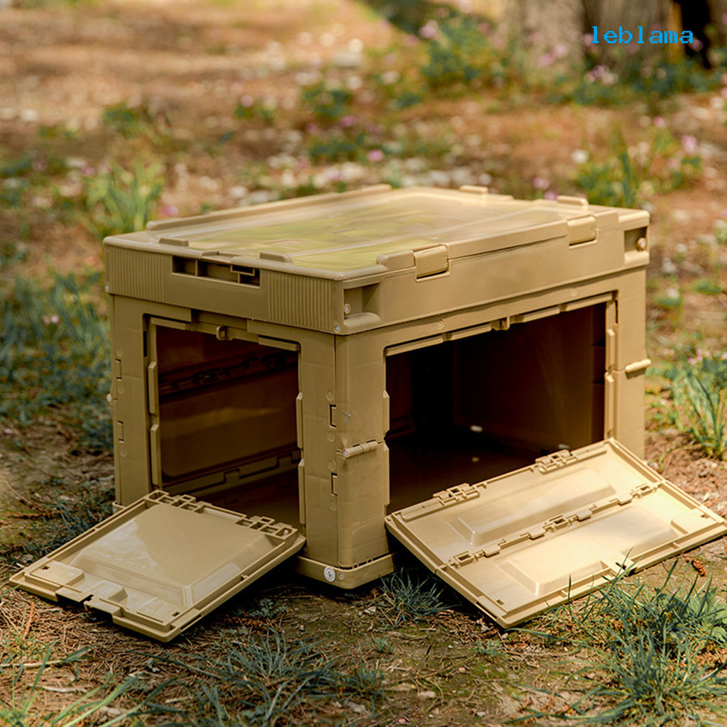 [LBA] 露營收納箱摺疊箱加厚野營整理箱車用後備箱置物箱軍事儲物箱