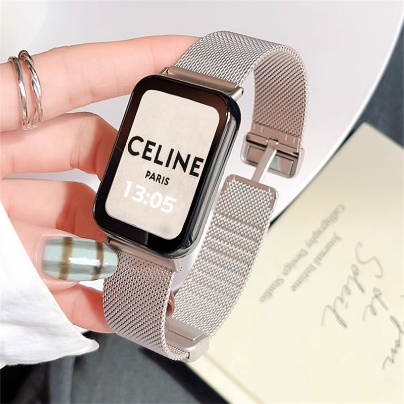 金屬米蘭磁吸錶帶 新品小米8pro錶帶 小米8pro金屬錶帶 小米手環8Pro磁吸錶帶 運動創意男女款錶帶