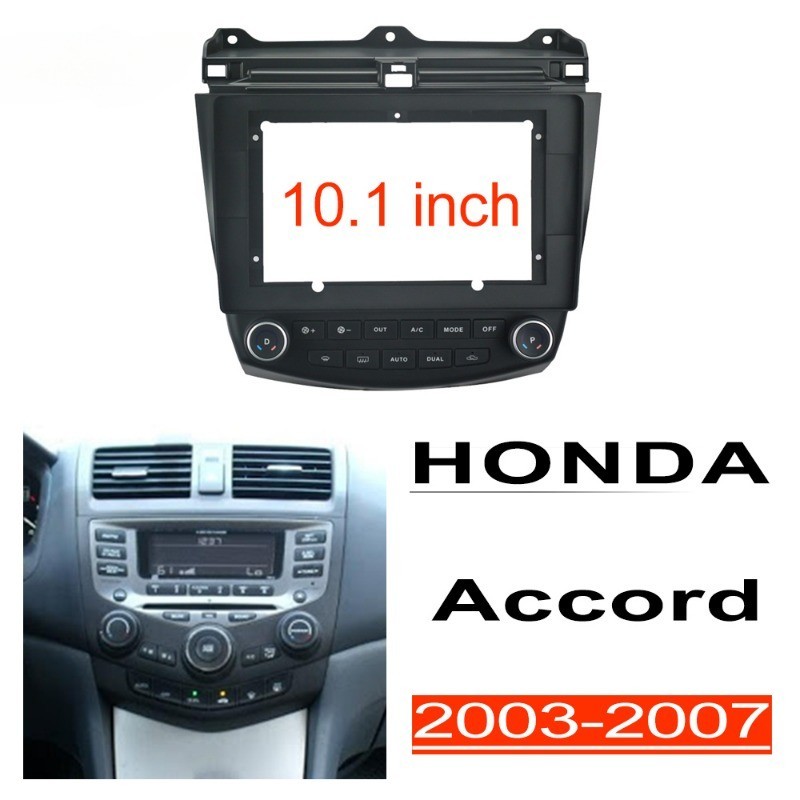 HONDA Lt Honxun 10.1 英寸汽車 android 主機儀表板安裝套件儀表板板 2din 框架立體聲中心