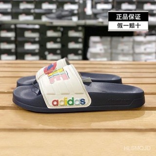 Adidas拖鞋新款ADILETTE SHOWER男女運動休閒涼拖一字拖 HQ3654