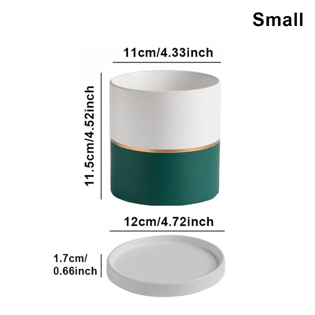 1/2/3 耐候花盆,適用於室內外各種顏色和尺寸陶瓷花盆