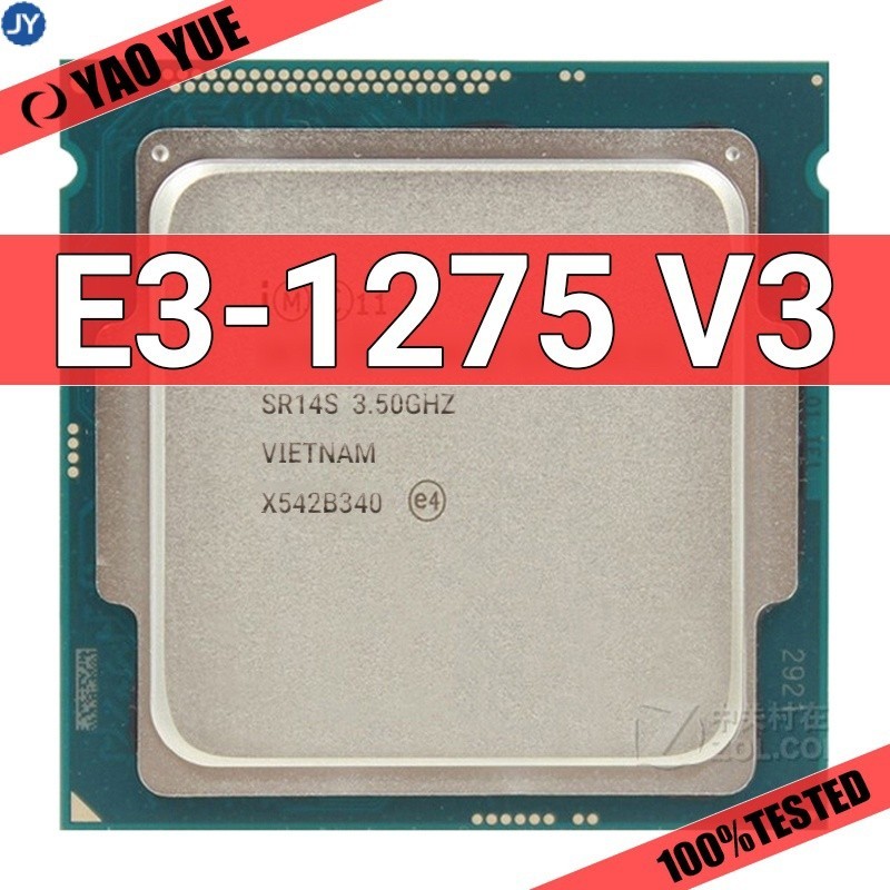 二手 E3-1275 v3 E3 1275 v3 3.5 GHz 四核八線程 CPU 處理器 84W L3=8M LGA