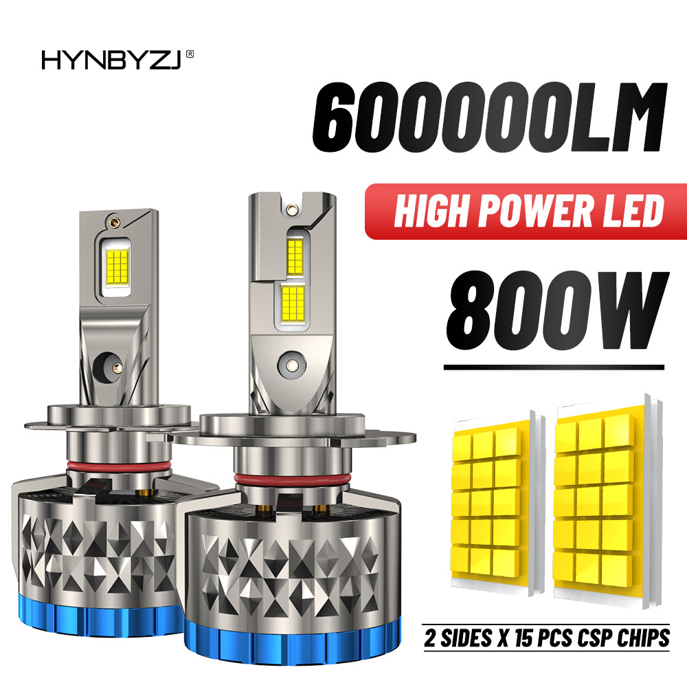 Hynbyzj H7 H4 LED 大燈 H11 LED H8 H9 9005 9006 HB3 HB4 9012 HI