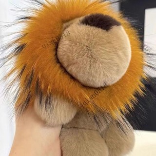 ✨可開發票#獺兔毛小獅子包包掛件貉子毛獅子辛巴掛飾可愛毛絨公仔汽車鑰匙扣#LULU