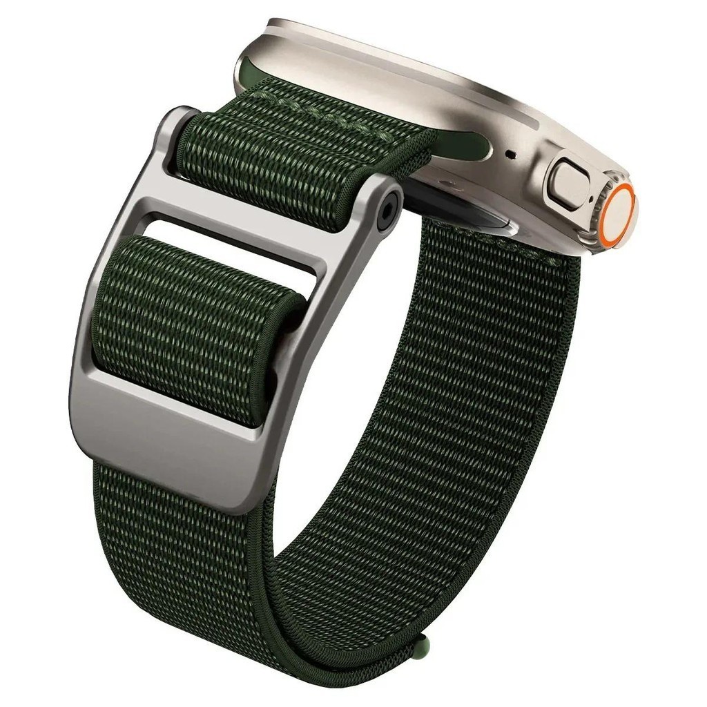 尼龍環帶運動透氣手鍊錶帶兼容 Apple Watch Ultra 2 49 毫米 45 毫米 44 毫米 iWatch