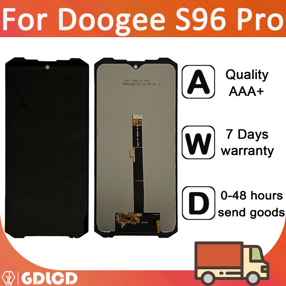 適用於 Doogee S96 LCD S96 Pro LCD LCD 顯示屏觸摸屏數字化儀組件更換
