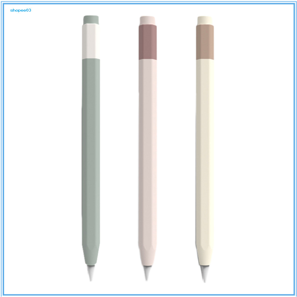 [Ky] 吸附筆套分體式設計筆套矽膠手寫筆套適用於 Apple Pencil usb-c 輕巧防丟的平板電腦觸控筆套保護
