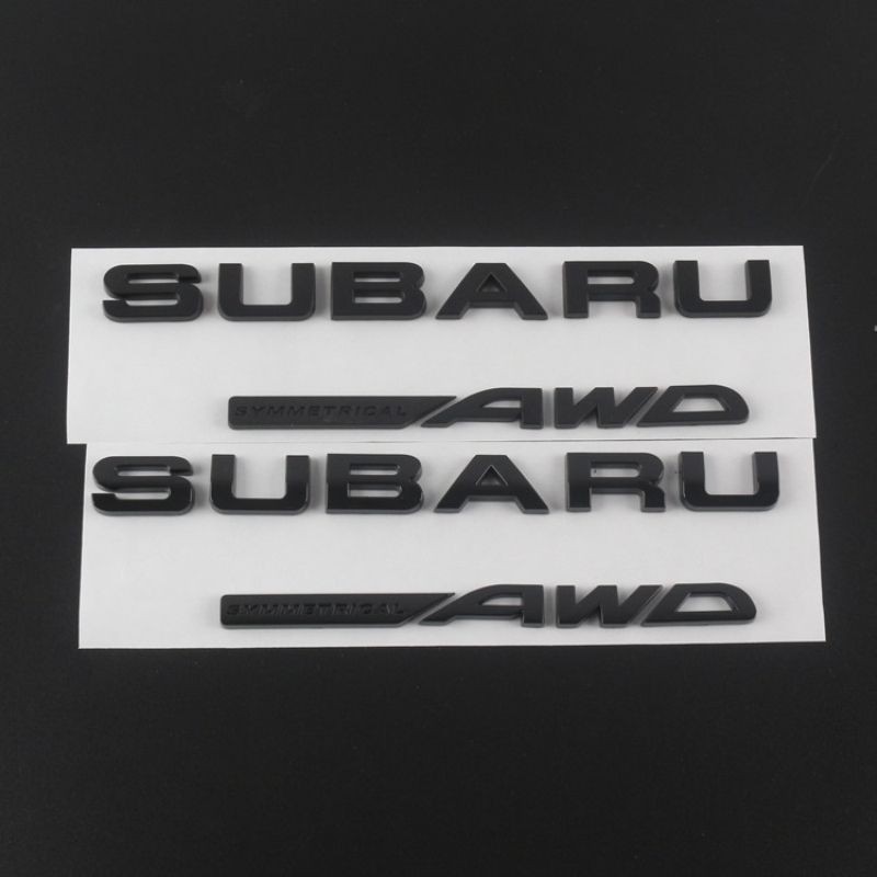速霸陸SUBARU AWD WRX STI BRZ 改裝車標 中網標 後尾字標車貼