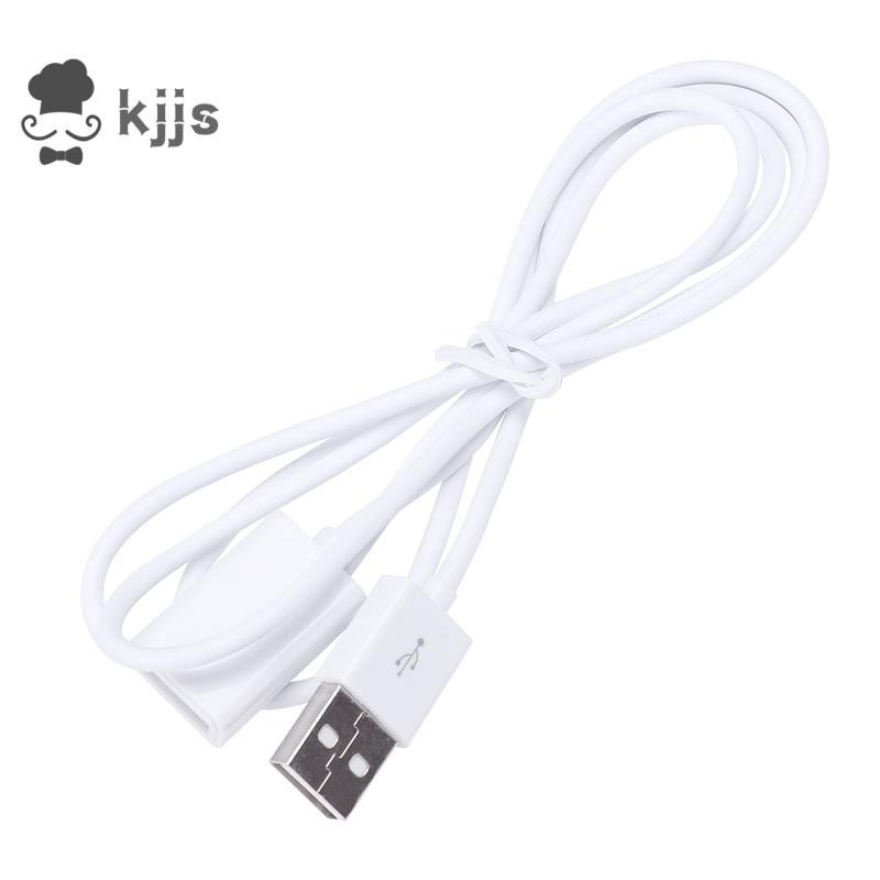 1m-3ft 1M USB 2.0 A 公對母延長線延長器適用於 PC 筆記本電腦白色