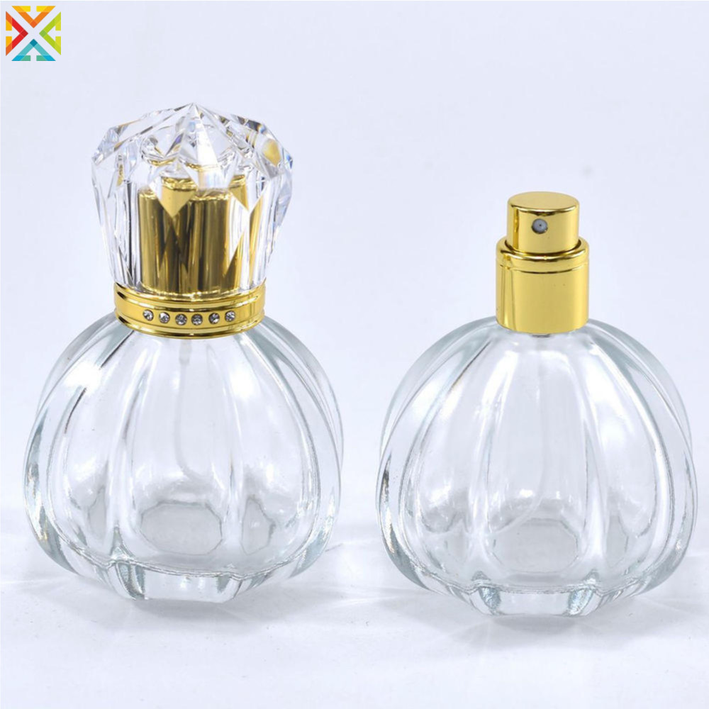 香水玻璃瓶散裝香水空瓶50ml水晶玻璃噴霧香水瓶
