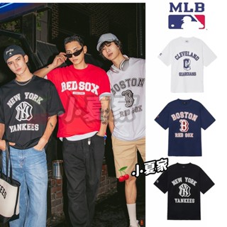 小夏家🍒 MLB T恤 超大字母印花logo 短袖 紐約洋基隊 運動T恤 23夏季新款 男女同款T恤