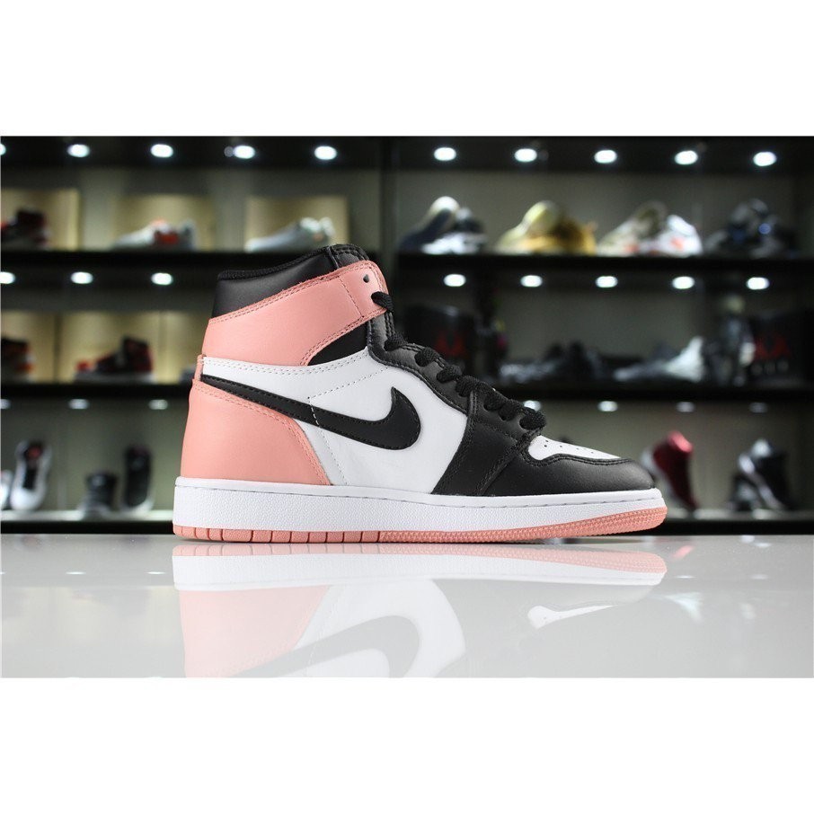 DOFS 女孩 Air Jordan 1 復古高 og NRG 鏽粉色運動鞋