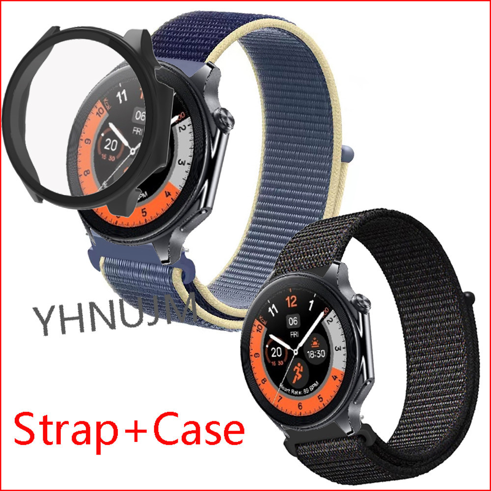 OPPO Watch X 保護殼 錶殼 保護套 玻璃鋼化膜殼 Oneplus Watch 2 錶帶的 尼龍 腕帶 錶鏈
