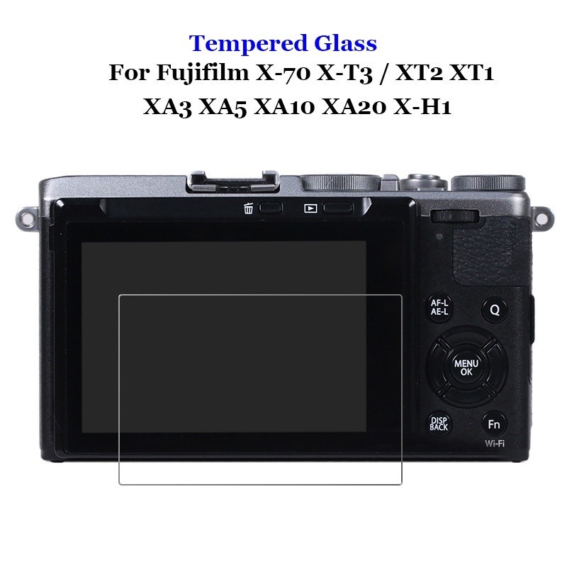 適用於 富士 X-70 X-T3 X70 XT3 XT2 XT1 X-A3 X-A5 X-A10 鋼化玻璃屏幕保護膜