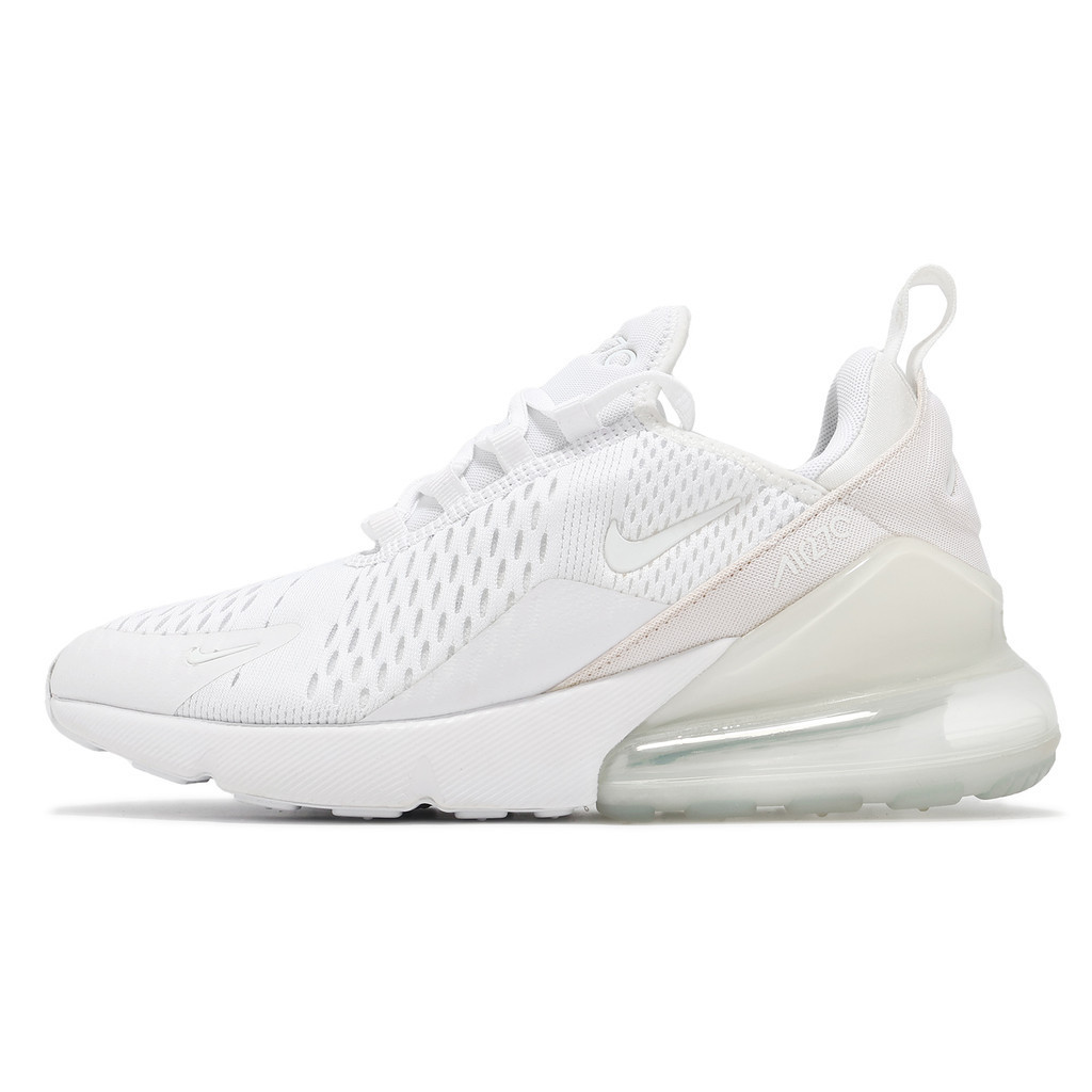 Nike 休閒鞋 Air Max 270 GS 大童 女鞋 白 銀 氣墊 運動鞋  [ACS] 943345-103