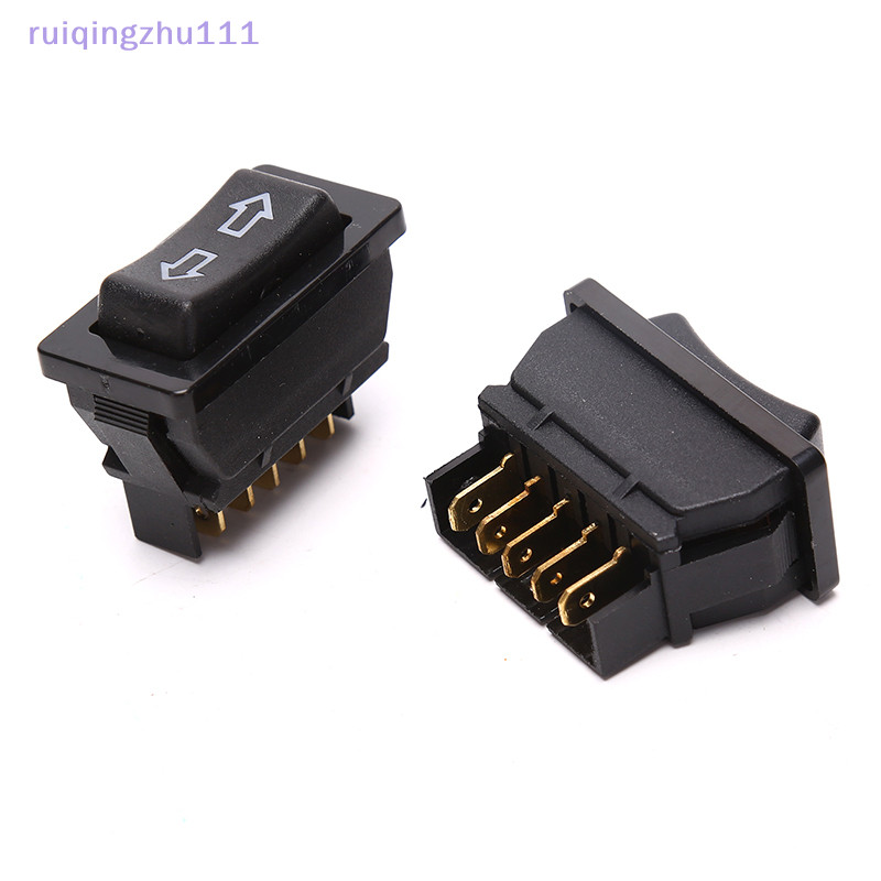 [ruiqingzhu] Dpdt DC 12V 20A 通用汽車電動車窗開關 5 pins 黑色 [TW]