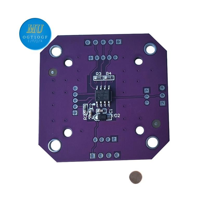 Mt6701 -MT6701CT磁感應角度測量傳感器模塊14bit高精度完美替代AS5600