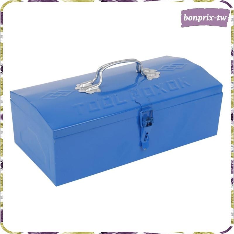 [Bon] 工具箱大容量工具箱收納盒帶把手容器鐵工具