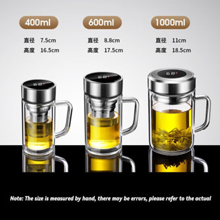 ❤芊芊臻選❤玻璃杯/茶杯/辦公杯/咖啡杯/真空杯/水杯/耐高溫/大容量/智慧顯溫/茶水分離/2023新款